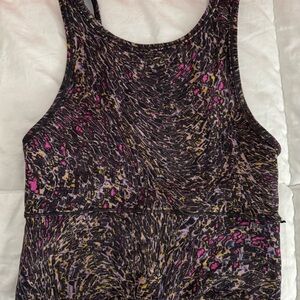 Lululemon power pivot everlux multicolor tank size 4